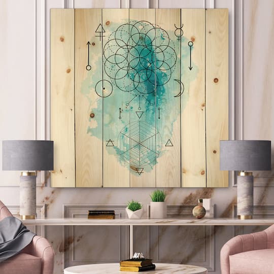 Designart - Symbol of Alchemy and Sacred Geometry I